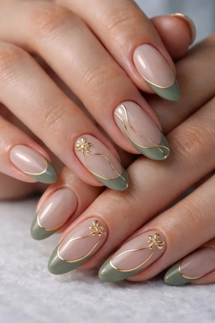Floral Elegance nail art